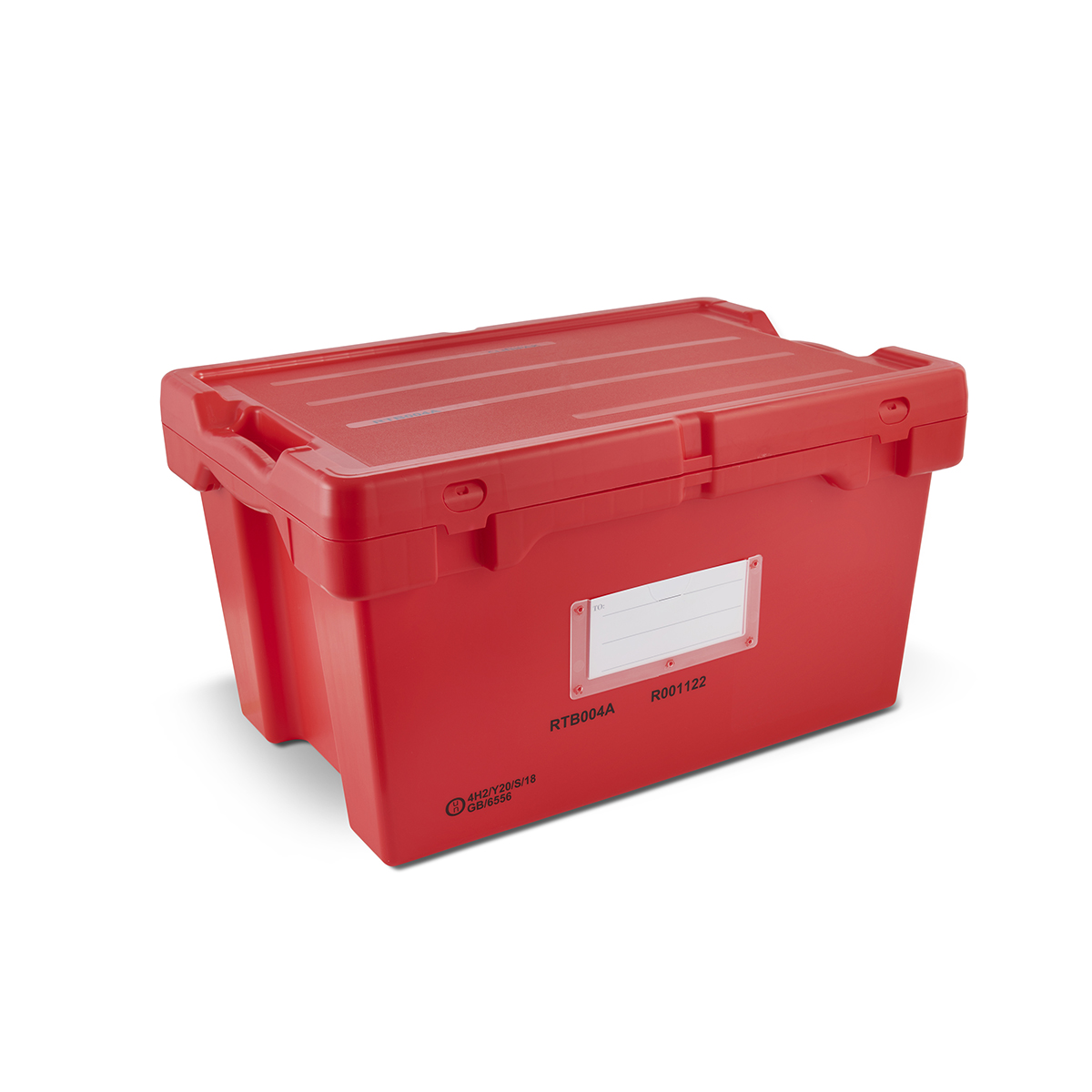 Red Transport Boxes Image